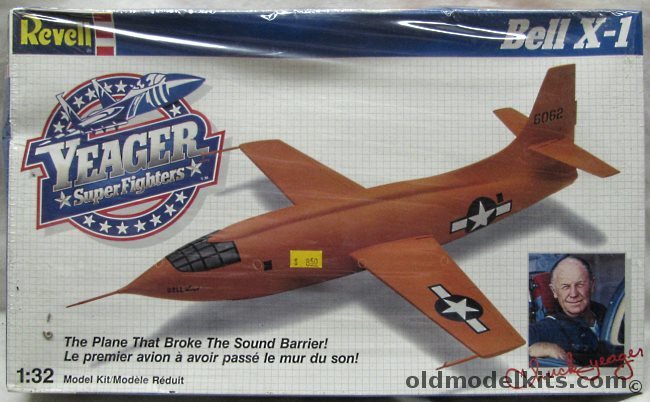 Revell 1/32 Bell X-1 Chuck Yeager, 4565 plastic model kit